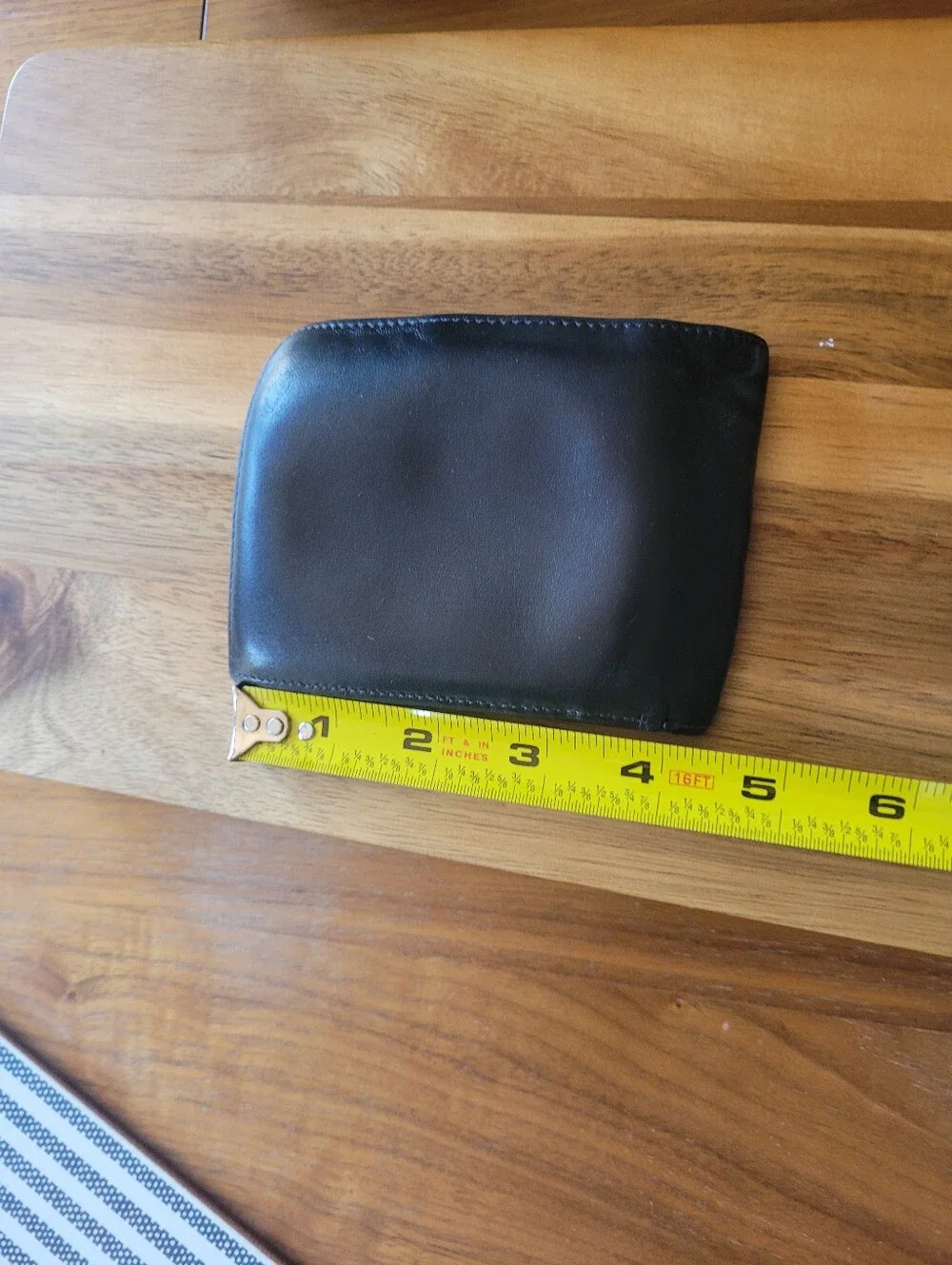 Bosca Black Leather Cardholder Wallet
